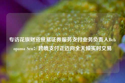 专访花旗财资贸易证券服务支付业务负责人Debopama Sen：跨境支付正迈向全天候实时交易