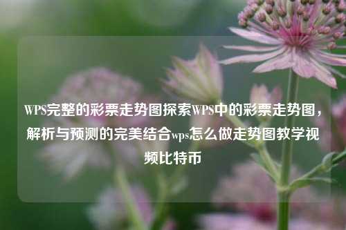 WPS完整的彩票走势图探索WPS中的彩票走势图，解析与预测的完美结合wps怎么做走势图教学视频比特币