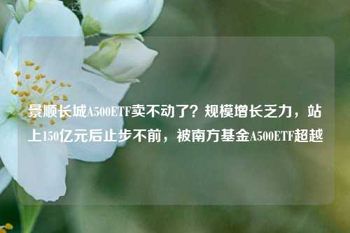 景顺长城A500ETF卖不动了？规模增长乏力，站上150亿元后止步不前，被南方基金A500ETF超越