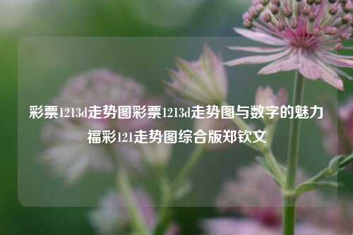 彩票1213d走势图彩票1213d走势图与数字的魅力福彩121走势图综合版郑钦文