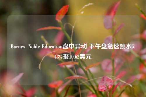 Barnes  Noble Education盘中异动 下午盘急速跳水5.43%报10.62美元