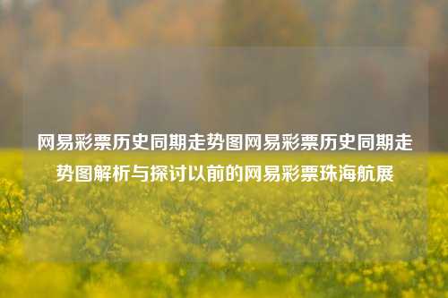 网易彩票历史同期走势图网易彩票历史同期走势图解析与探讨以前的网易彩票珠海航展